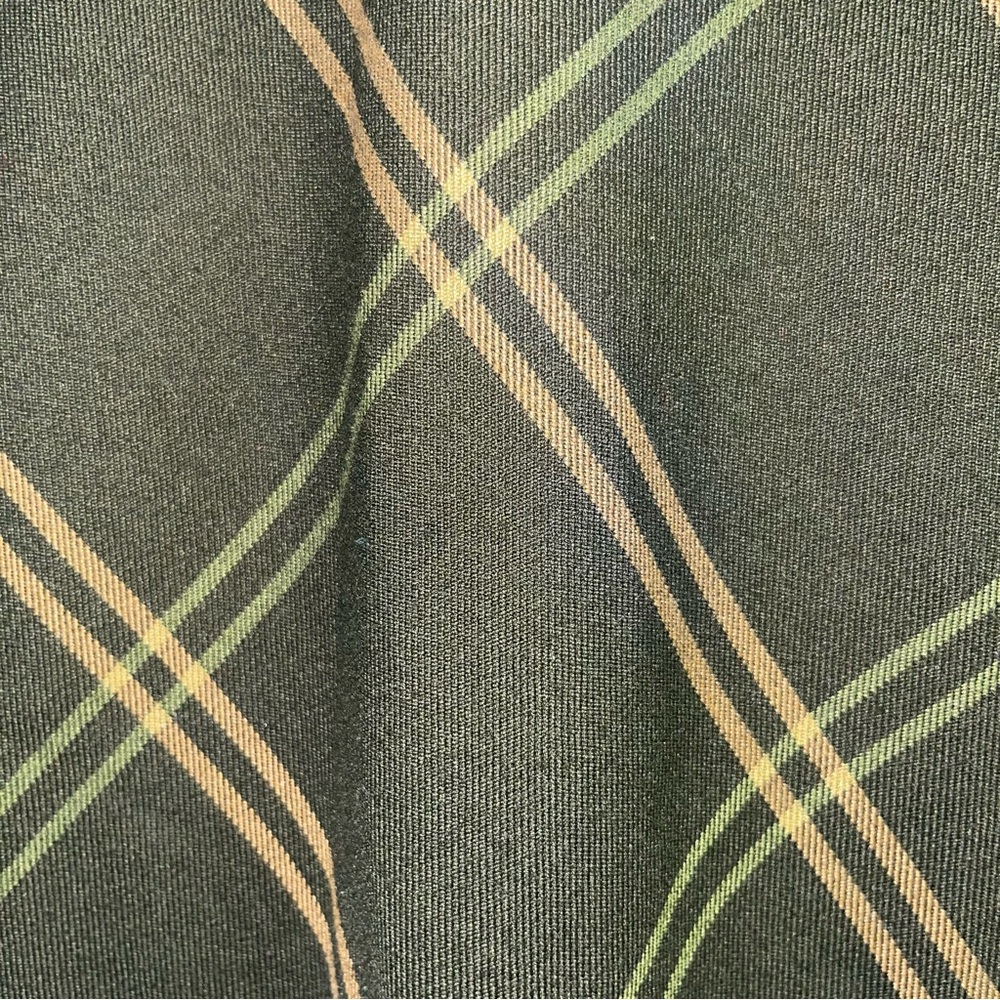 Jaclyn Smith Plaid Skirt Green Neutral Color Size 12/14 Lined Fall Winter Career - Picture 5 of 8